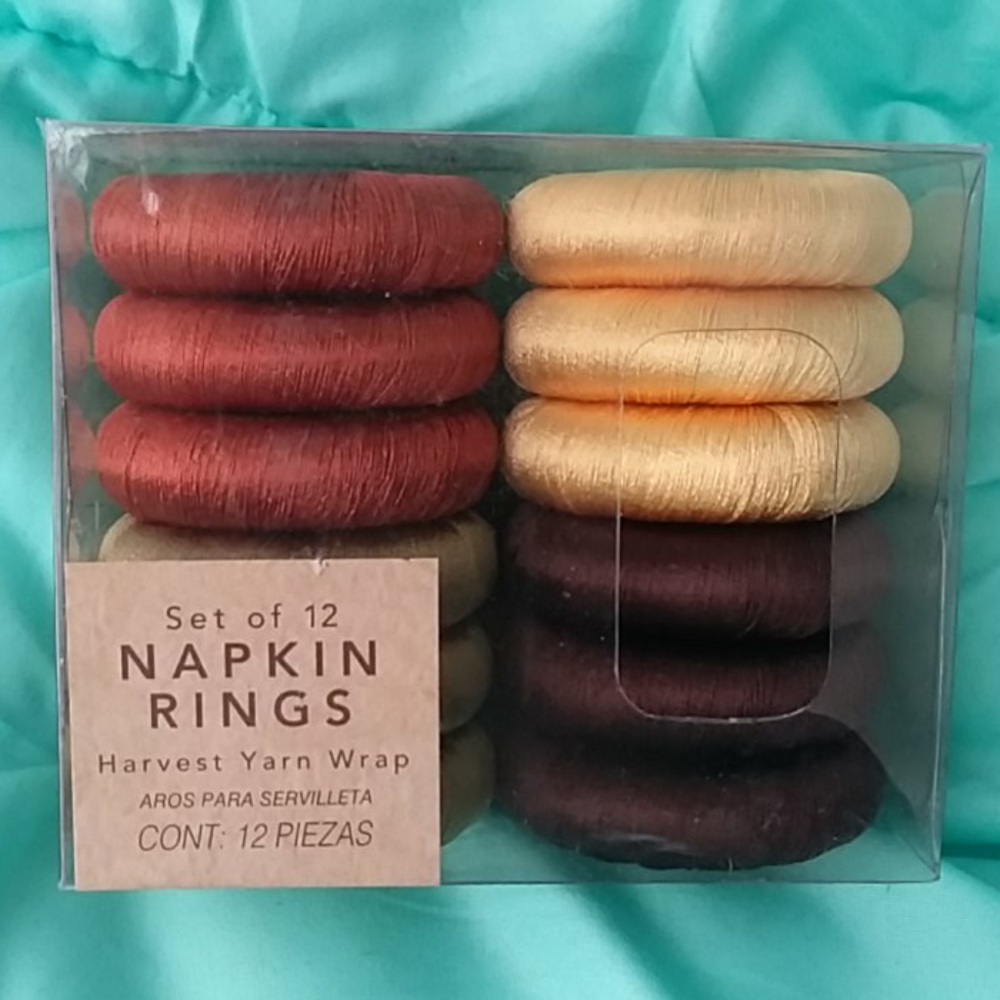 🍂 Napkin Rings - Set of 12